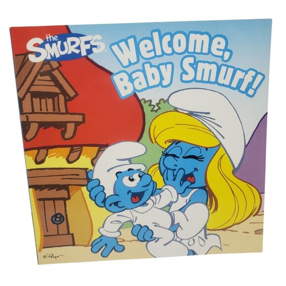 The Smurfs Welcome Baby Smurf Childrens Book First Edition - Picture 1 of 7